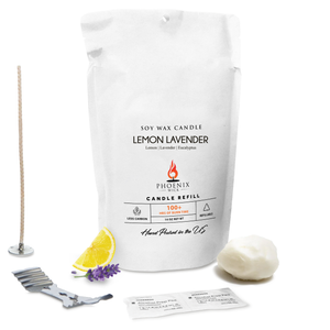 Lemon Lavender - Candle-Making Kit - Phoenix Wick
