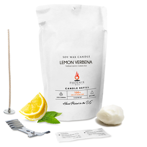 Lemon Verbena - Candle-Making Kit - Phoenix Wick