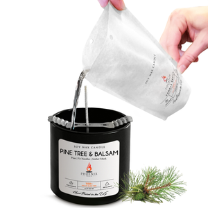Pine Tree & Balsam - Candle-Making Kit + Jar - Phoenix Wick
