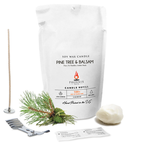 Pine Tree & Balsam - Candle Making Kit - Phoenix Wick