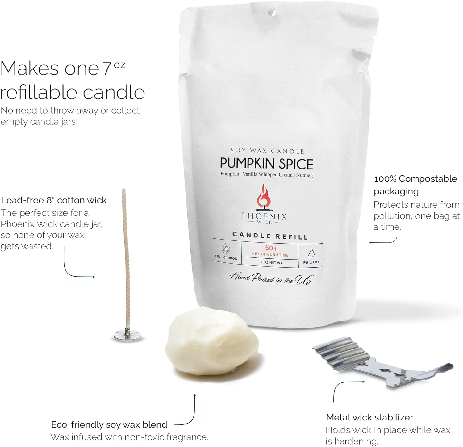 Pumpkin Spice - Candle-Making Kit - Phoenix Wick