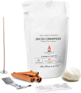 Spiced Cinnamon - Candle-Making Kit - Phoenix Wick