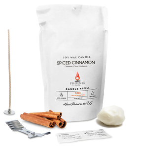 Spiced Cinnamon - Candle-Making Kit - Phoenix Wick